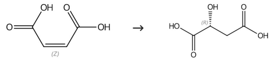 图1 D-(+)-苹果酸的合成路线