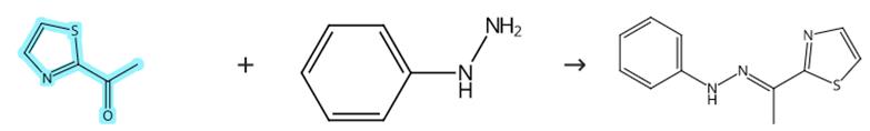 2-乙酰基噻唑的化学转化