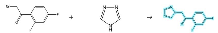 2'4'-二氟-2-[1-(1H-1,2,4-三唑基)]苯乙酮的合成路线