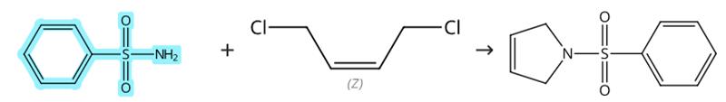 苯磺酰胺参与的亲核取代反应