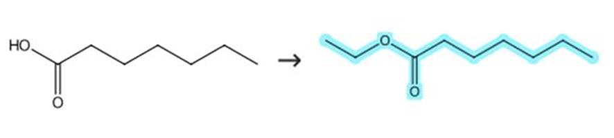 庚酸乙酯的合成路线