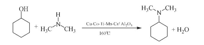 图1 N，N-二甲基环己胺的一步合成反应式.png
