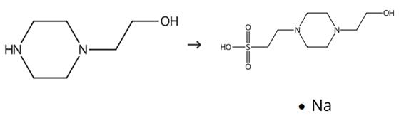 N-(2-羟乙基)哌嗪-N'-(2-乙磺酸)钠盐的合成方法