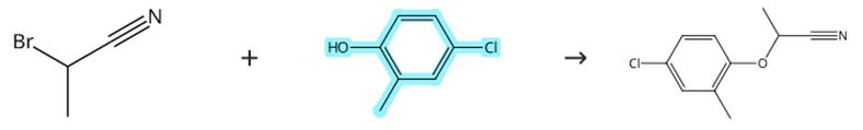 4-氯-2-甲基苯酚的亲核取代反应