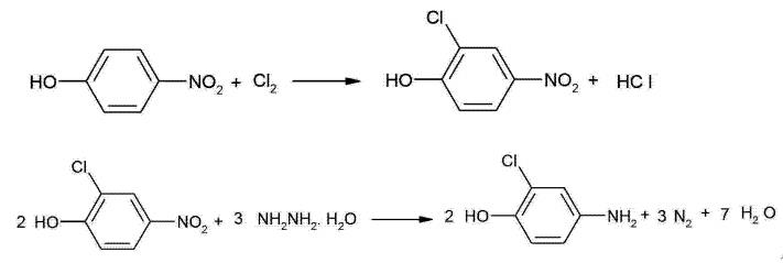 2-氯-4-氨基苯酚合成路线