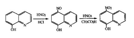 定向硝化合成5-硝基-8-羟基喹啉