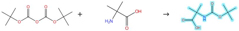 N-叔丁氧羰基-2-甲基丙氨酸的合成路线