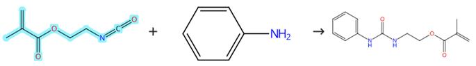 甲基丙烯酸异氰基乙酯的亲核加成反应