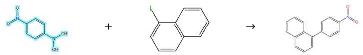 4-硝基苯基硼酸参与的偶联反应