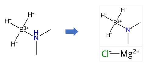 二甲胺基甲硼烷和镁离子络合作用