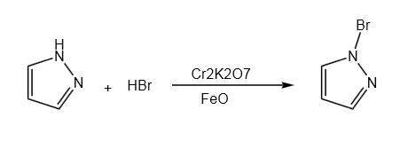 3-溴吡唑反应式
