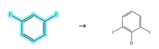 1,3-二氟苯的氘代反应
