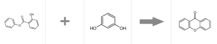 占吨酮的制备及应用