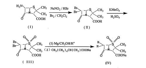 舒巴坦钠氯代合成路线二.jpg