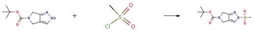 tert-butyl 2-(Methylsulfonyl)-4,6-dihydropyrrolo[3,4-c]pyrazole-5(2H)-carboxylate