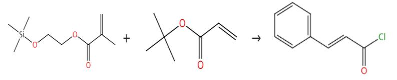 图3 肉桂酰氯的合成路线