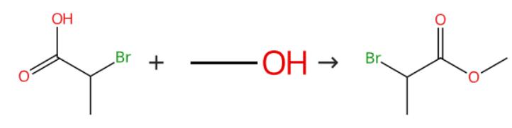 图2 2-溴丙酸甲酯的合成路线