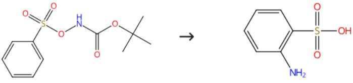 图4 2-氨基苯磺酸的合成路线