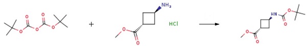 Cyclobutanecarboxylic acid, 3-[[(1,1-dimethylethoxy)carbonyl]amino]-, methyl ester, trans-
