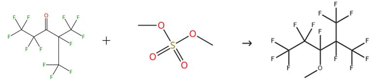 1,1,1,2,3,4,4,5,5,5-十氟-3-甲氧基-2-三氟甲基戊烷的合成方法