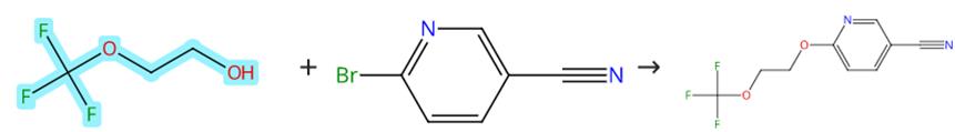 2-三氟甲氧基乙醇的亲核取代反应