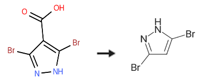 synthesis of 3,5-Dibromo-1H-pyrazole