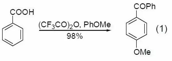 三氟乙酸酐可与羧酸反应