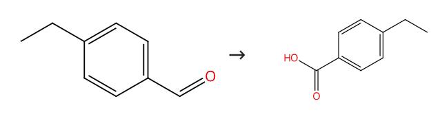 图2对乙基苯甲酸的合成路线