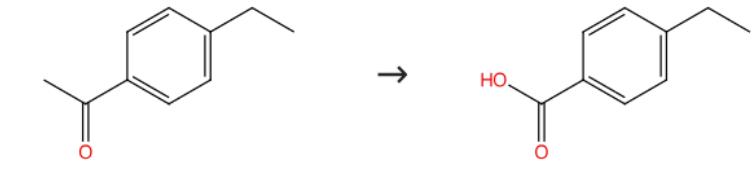 图3对乙基苯甲酸的合成路线