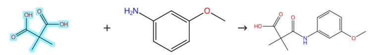 二甲基丙二酸的酰胺化反应