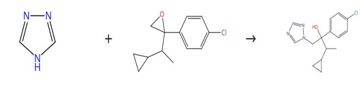 图1环唑醇的合成路线