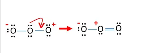 Ozone Lewis structure