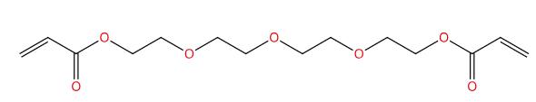 图1 四甘醇二丙烯酸酯的结构