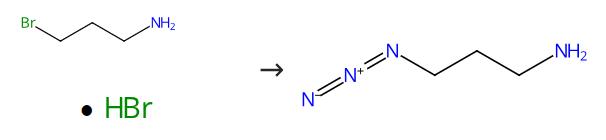 3-叠氮基丙胺的合成