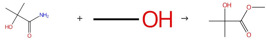 图1 2-羟基异丁酸甲酯的合成路线
