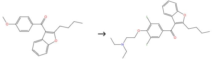 图2 胺碘酮的合成路线