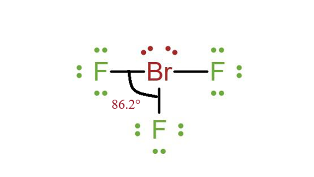7787-71-5 BrF3 Lewis Structure Drawinghybridizationpolarity