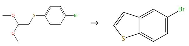 图2 5-溴苯并[b]噻吩的合成路线