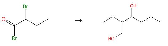 图2 2-乙基-1，3-己二醇的合成路线