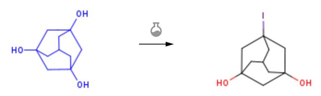 1,3,5-金刚烷三醇的碘化反应