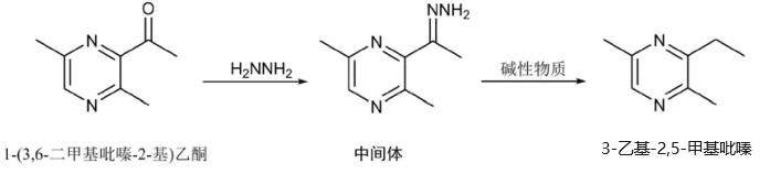 3-乙基-2,5-甲基吡嗪合成路线