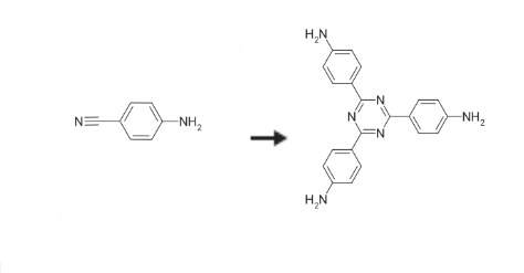 4,4',4''-(1,3,5-Triazine-2,4,6-triyl)trianiline synthesis