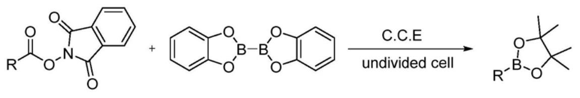 双联邻苯二酚硼酸酯参与反应二