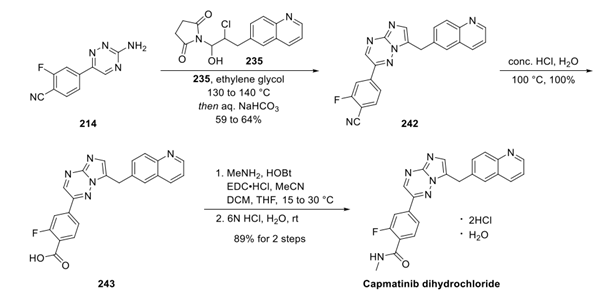 Capmatinib Dihydrocholride synthesis