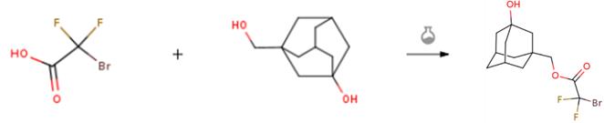 3-羟基-1-金刚烷甲醇的酯化反应