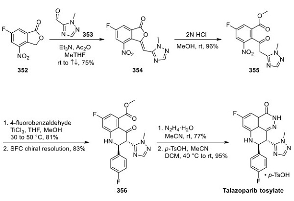 1207456-01-6 TalazoparibBMN 673Polymerase inhibitorPolymerase (PARP) inhibitorSynthesis method