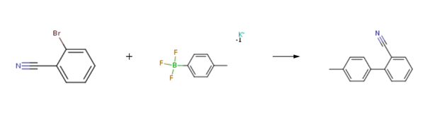 4'-Methyl-2-cyanobiphenyl synthesis