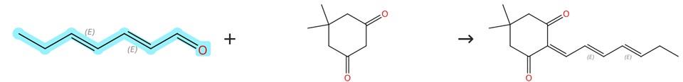 (E,E)-2,4-庚二烯醛的缩合反应