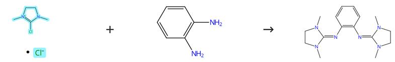 2-氯-1,3-二甲基氯化咪唑啉与有机胺的缩合反应
