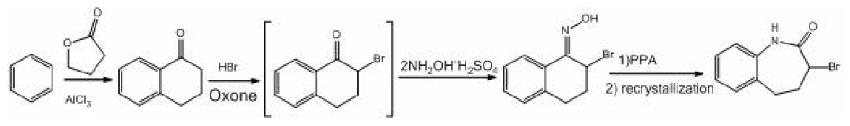 3-溴-1,3,4,5-四氢-2H-1-苯并氮杂卓-2-酮的合成3.png